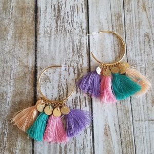 🌞SUMMER SALE🌞 Pretty in pastels tassel Earrings